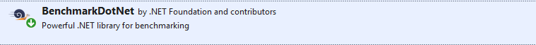 benchmarkdotnet