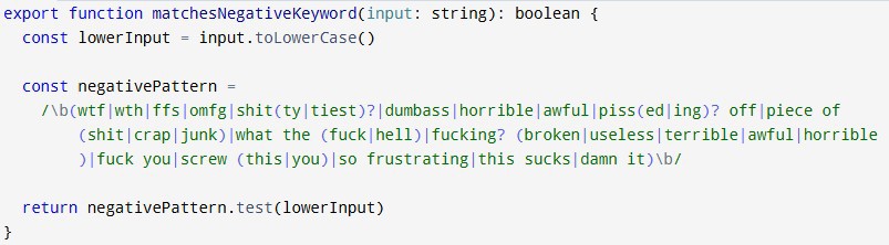 frustration regex