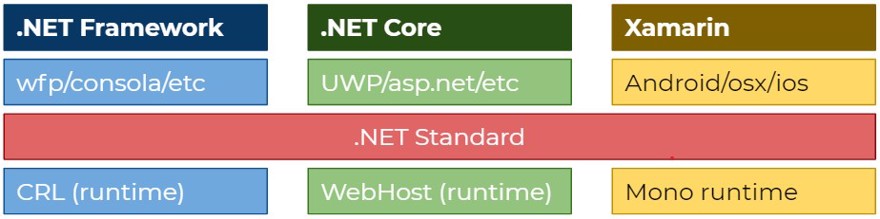 explicación net standard