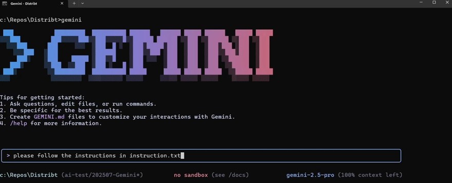 gemini CLI