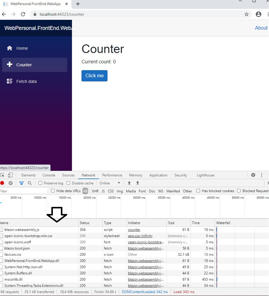 blazor example app