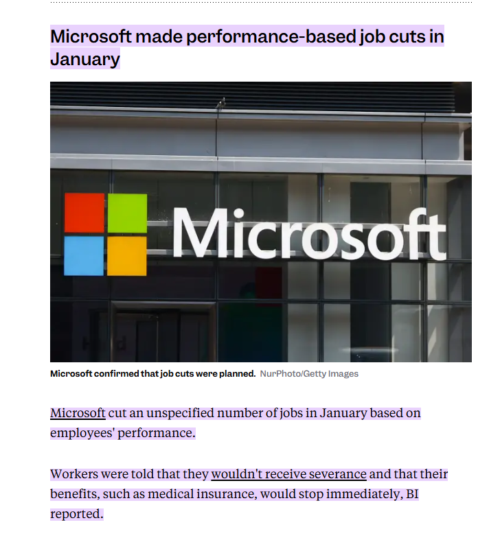 microsoft despidos