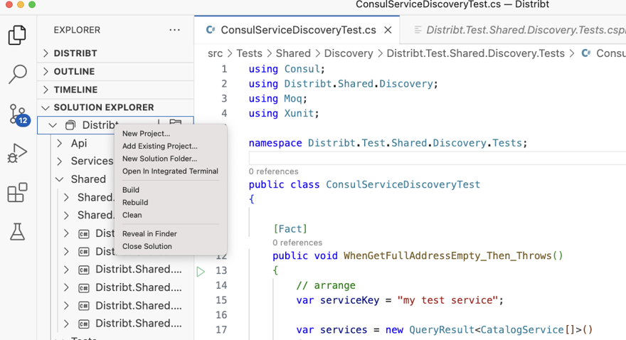 visual studio code with c# dev kit