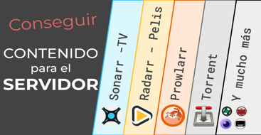 En este post vamos a ver como conseguir contenido para nuestro netflix casero a través de las aplicaciones -arr