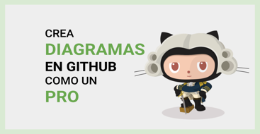 Aprende a crear diagrmas dentro de github en los ficheros markdown